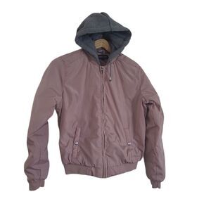 New Look jacket  bomber style pink size small